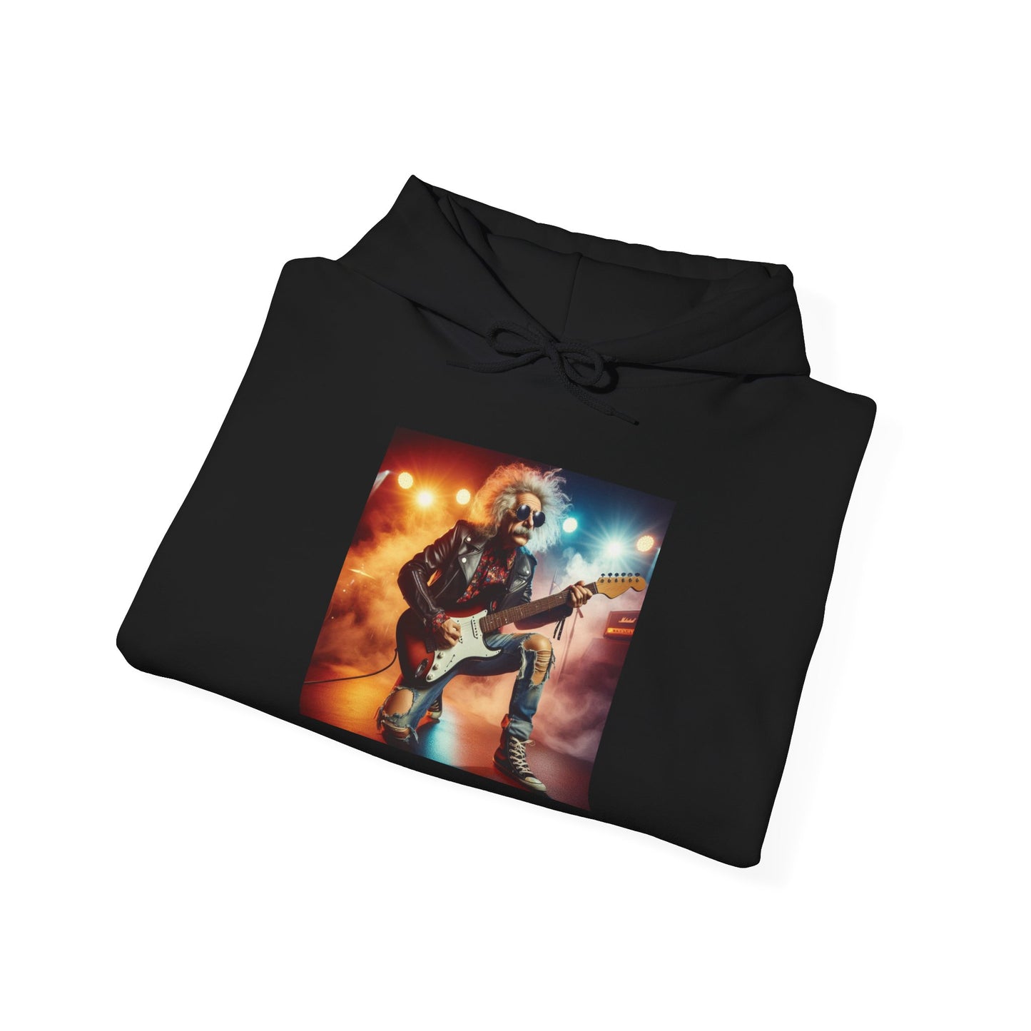 Albert Einstein Rockstar Hoodie
