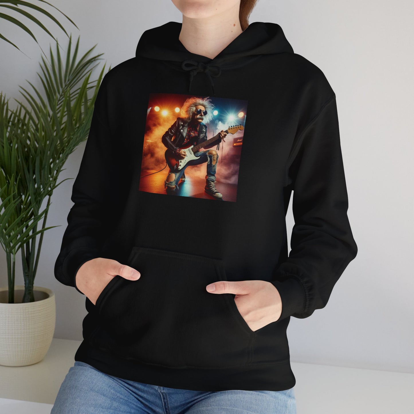 Albert Einstein Rockstar Hoodie